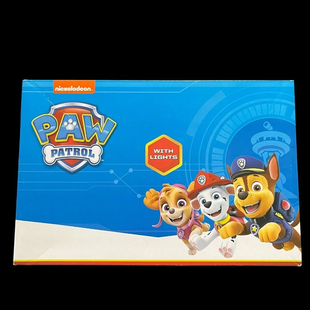 Nickelodeon Paw Patrol Baby Toddler Boys Sport Sandals‎ Size 7 Blue Light Up